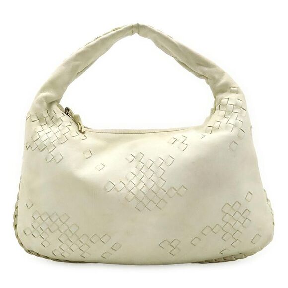 Pre Loved bottega veneta Women white | white Shoulder Bags - Picture 1 of 8
